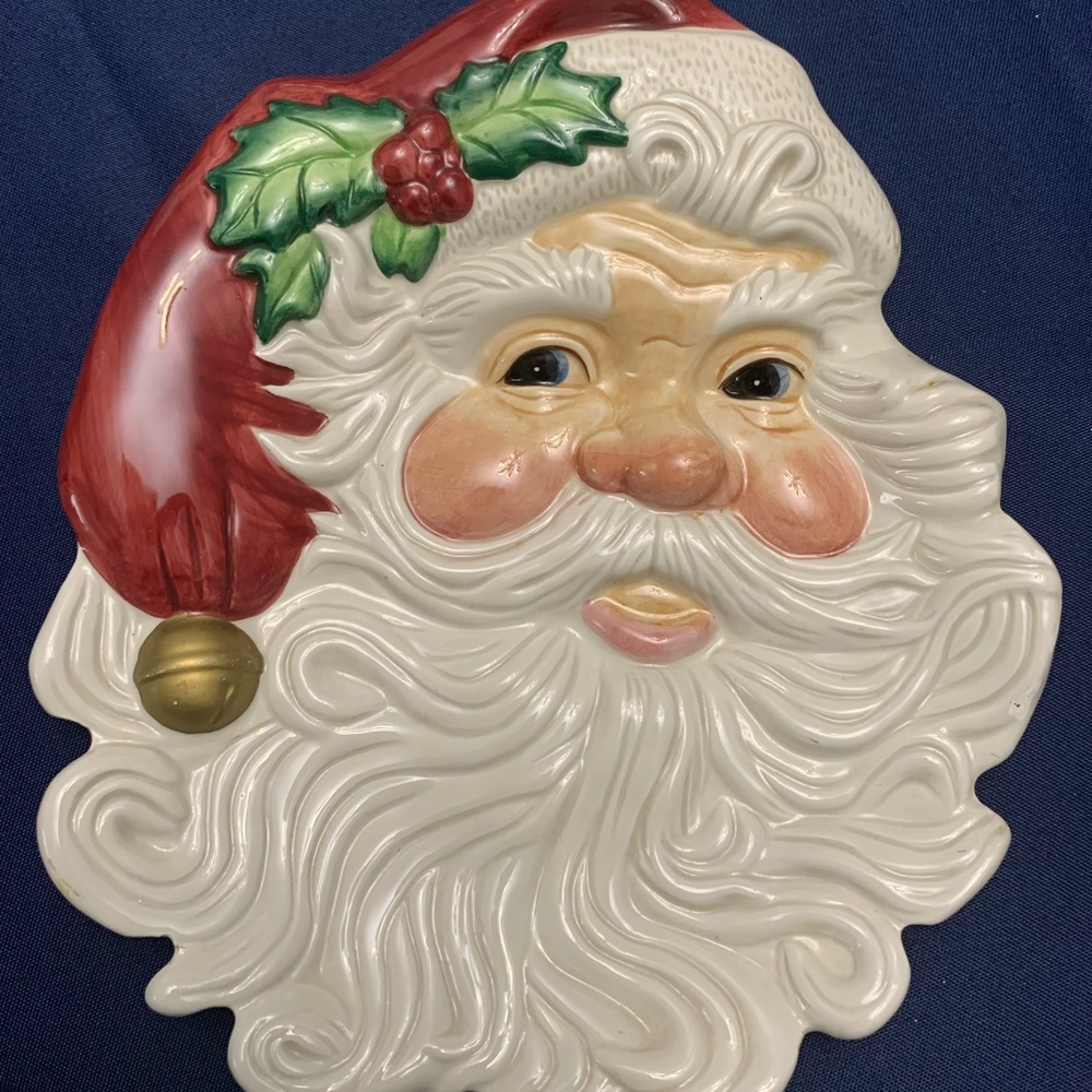 Fitz and Floyd Santa Plate